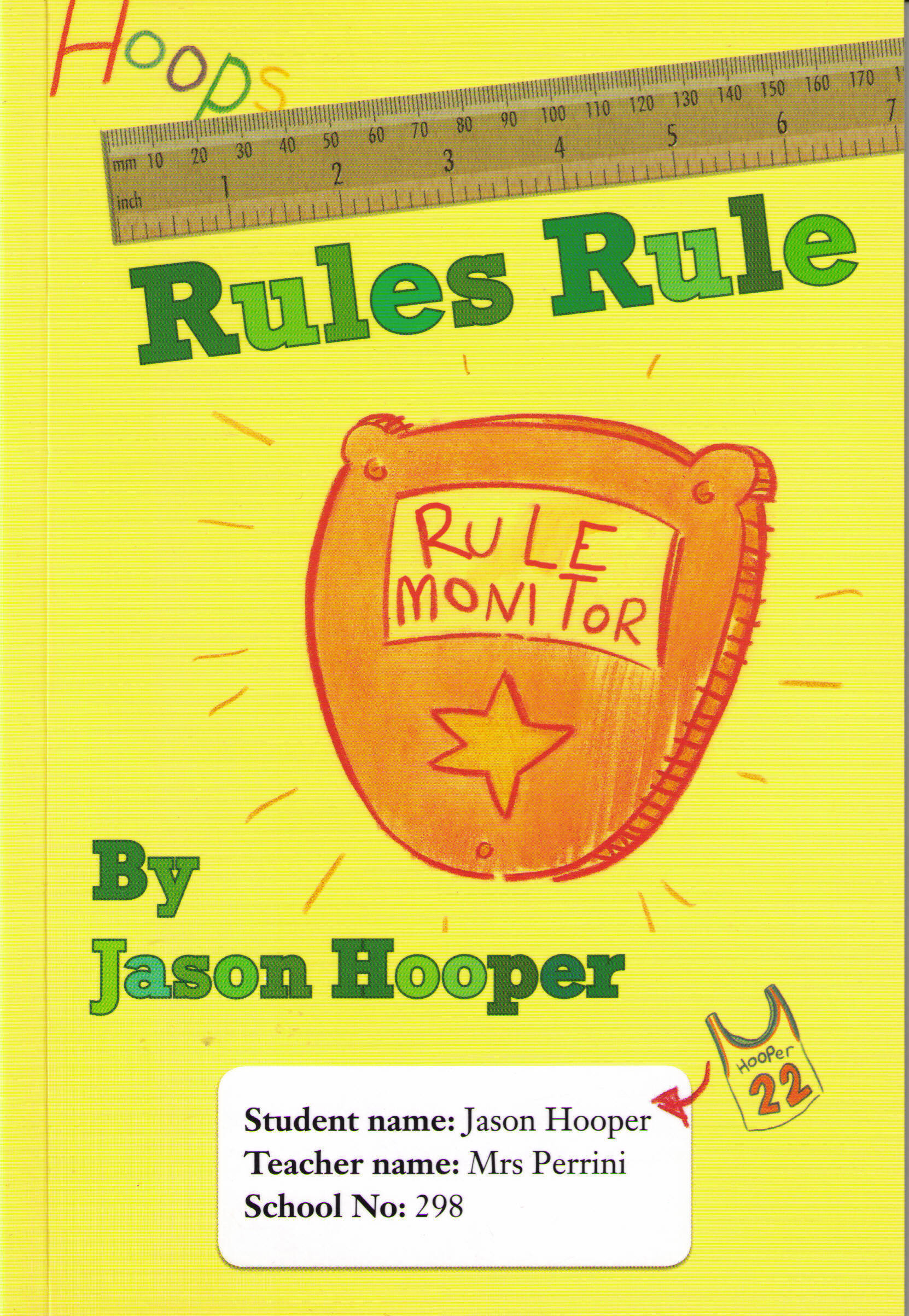 Upholding the rules is not always easy. Meet students from school number 298 as they write their way through the year. From the 298's educational series. Thompson Nelson pubishing.