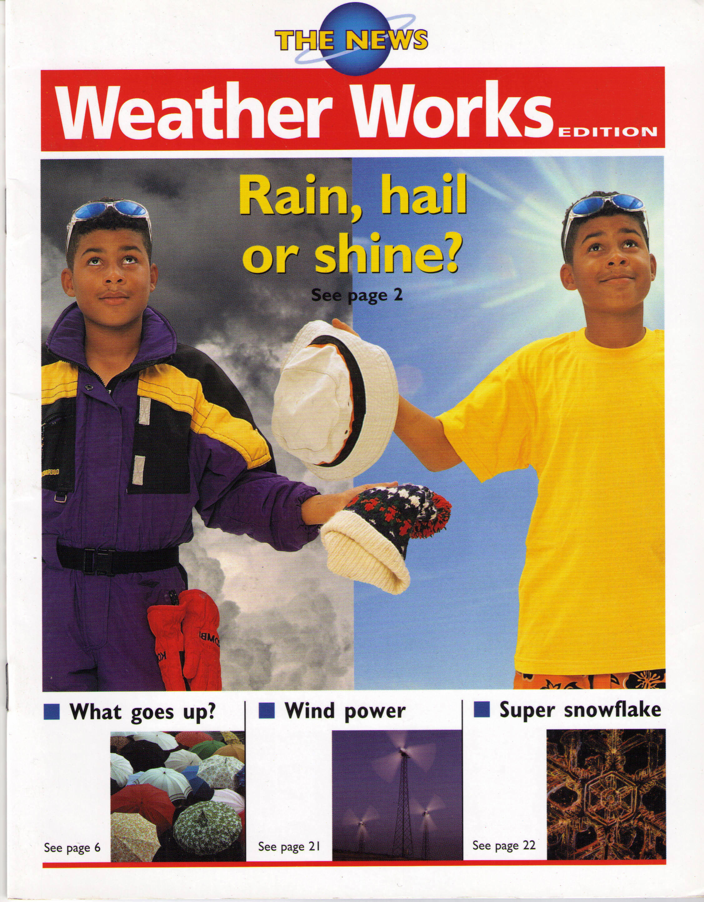 Warning - Weather on the Way. Part of The News series by Horwitz Martin Education.