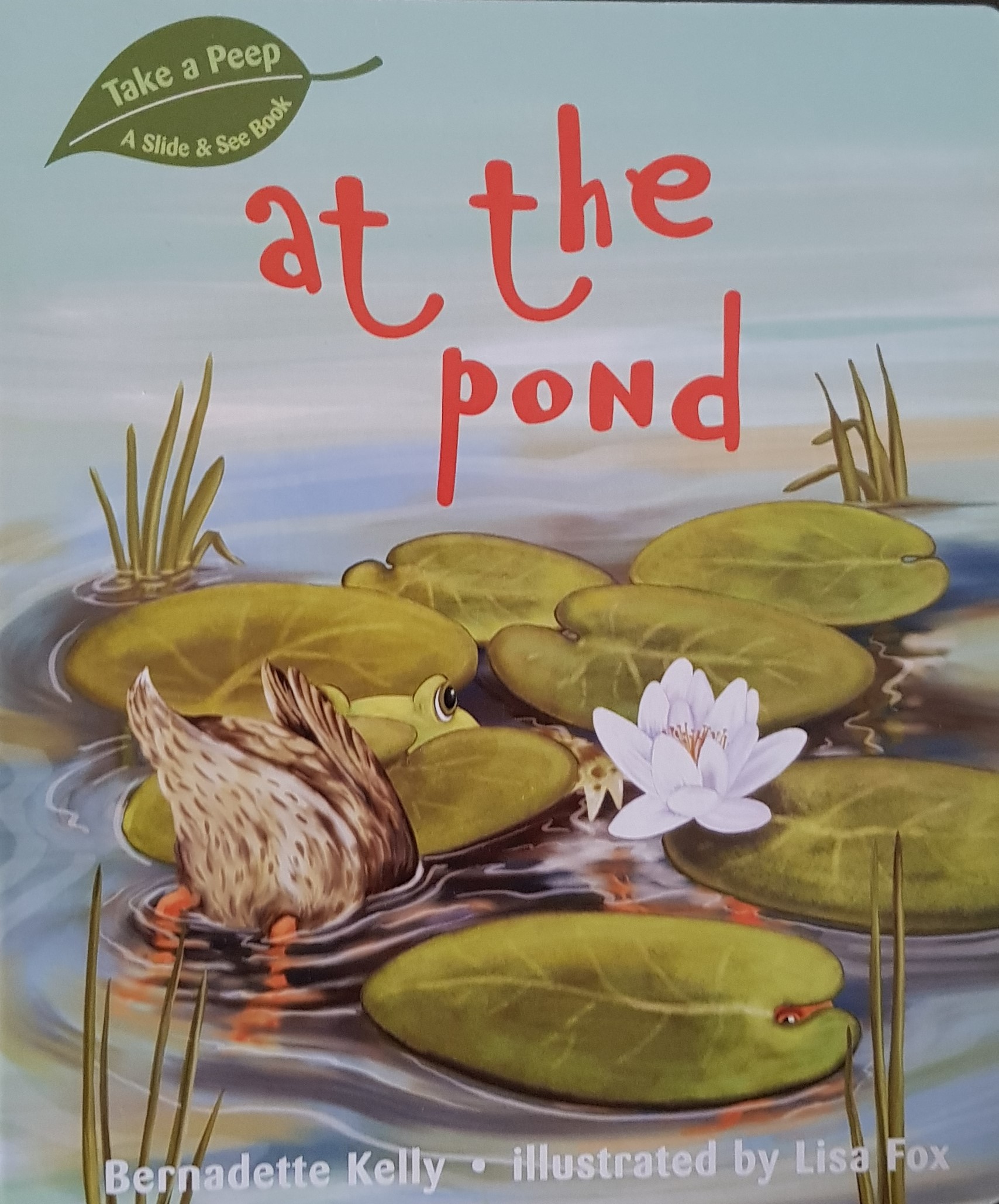 Book two from the 'Take a Peep' series for young children 2+ years. Slide open the pages to reveal creatures from the pond. Brimax Publishing.